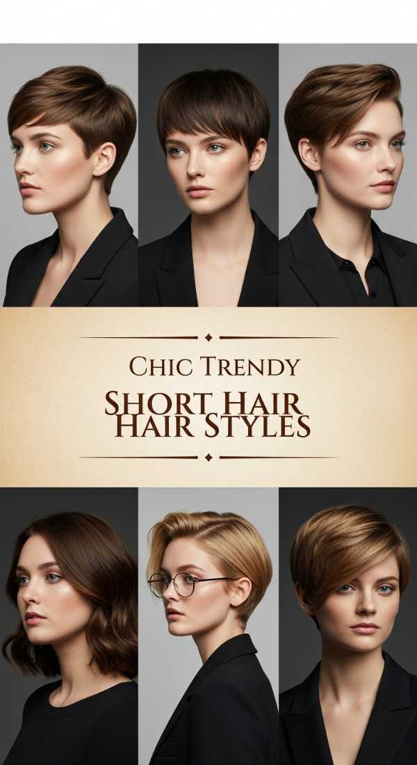 Chic Trendy Short Hair Styles 6a08ce476e425