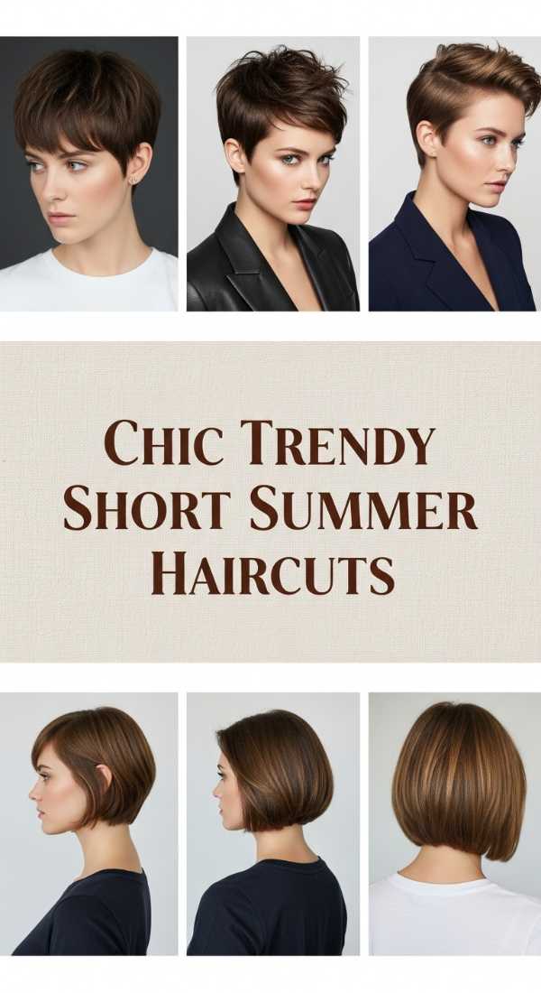 From Beach Waves to Holiday Glams: Your Year-Round Hair Guide Chic Trendy Short Summer Haircuts 69ff7f280d05b