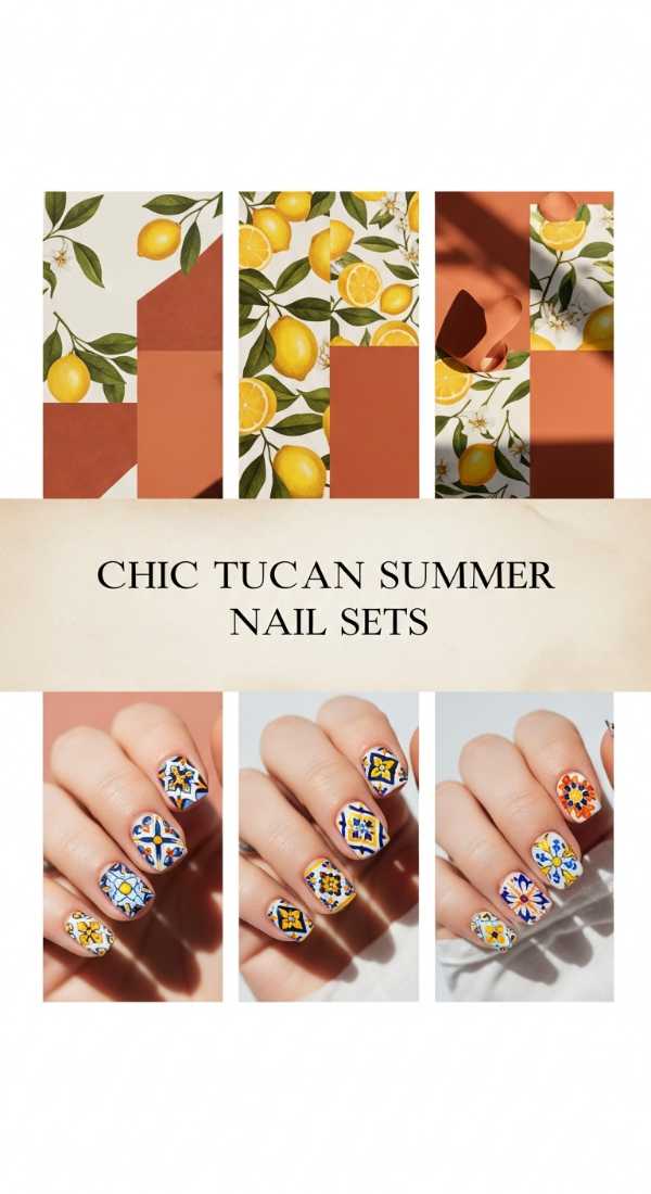 Chic Tuscan Summer Nail Sets 69ff6da7e5fe7