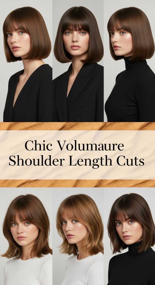 Chic Voluminous Shoulder Length Cuts 6a142b8f28a1f