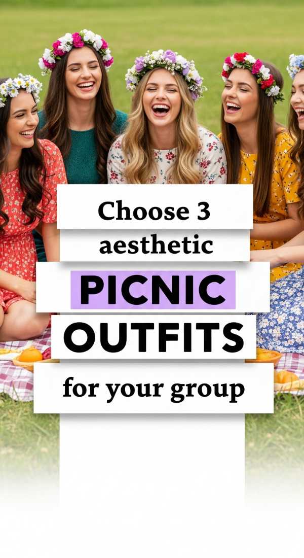 Sun, Snacks, and Style: The Essential Picnic Party Roadmap Choose 3 Aesthetic Picnic Outfits For Your Group 6a0def06f3f55