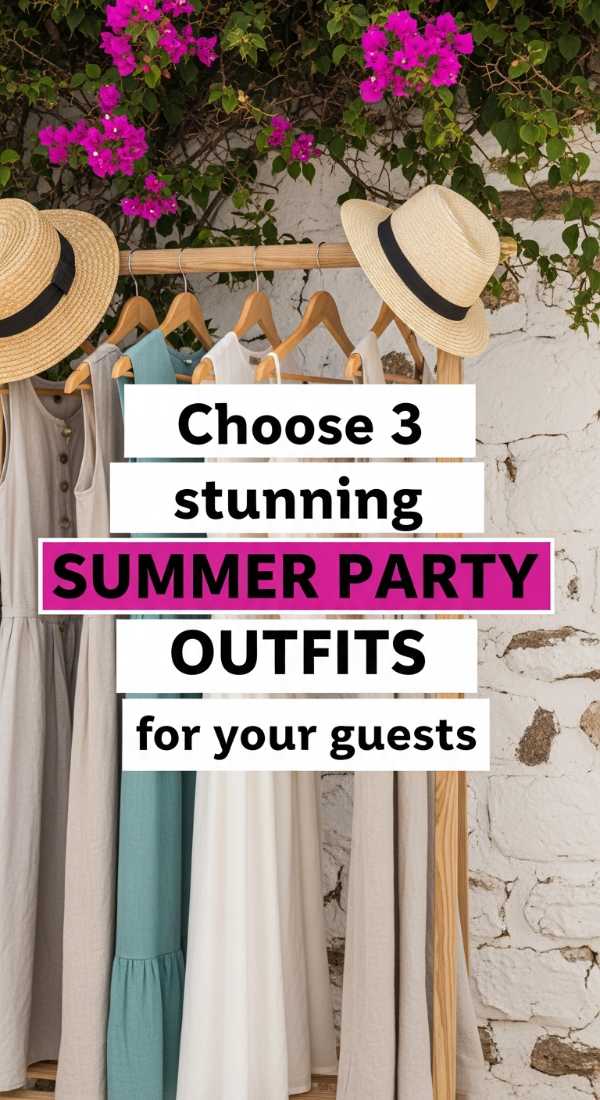 Choose 3 Stunning Summer Party Outfits For Your Guests 69f871621a06e