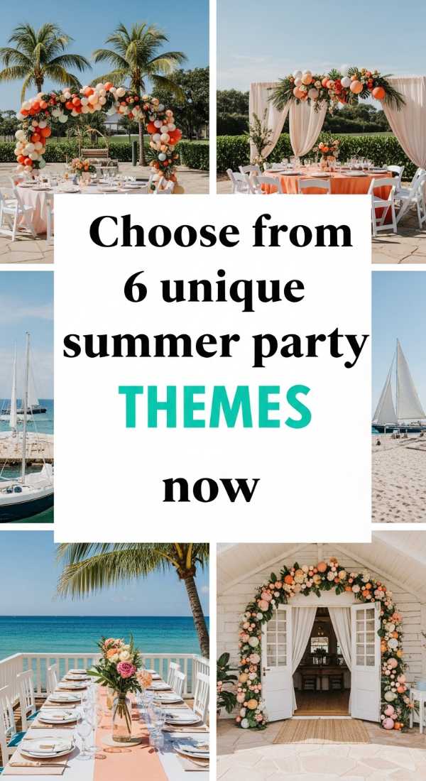 Choose From 6 Unique Summer Party Themes Now 6a0de76510627