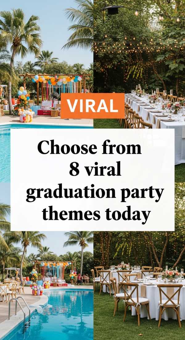 Choose From 8 Viral Graduation Party Themes Today 69f8715dc5c23