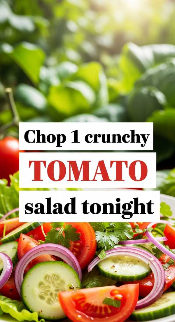 Chop 1 Crunchy Tomato Cucumber Salad Tonight 6a06ee63bd176