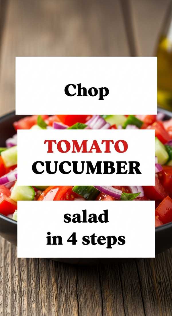 Chop Tomato Cucumber Salad In 4 Steps 6a06ee6d744e9