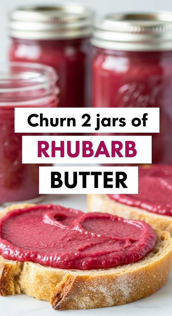 Sweet, Tart, and Totally Irresistible: The Ultimate Strawberry Rhubarb Collection Churn 2 Jars Of Rhubarb Butter 69fd8c9b34498