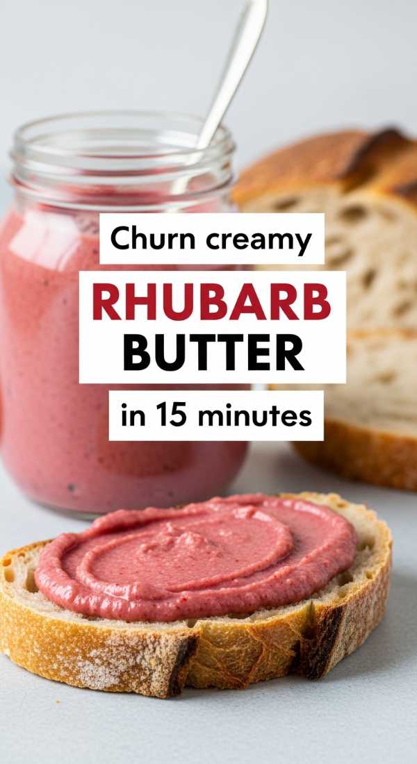 Churn Creamy Rhubarb Butter In 15 Minutes 69fd8aad31bc2