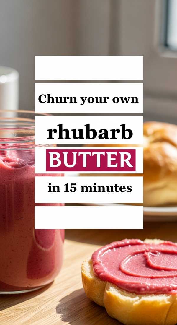 Churn Your Own Rhubarb Butter In 15 Minutes 69fd8a8d8cd84