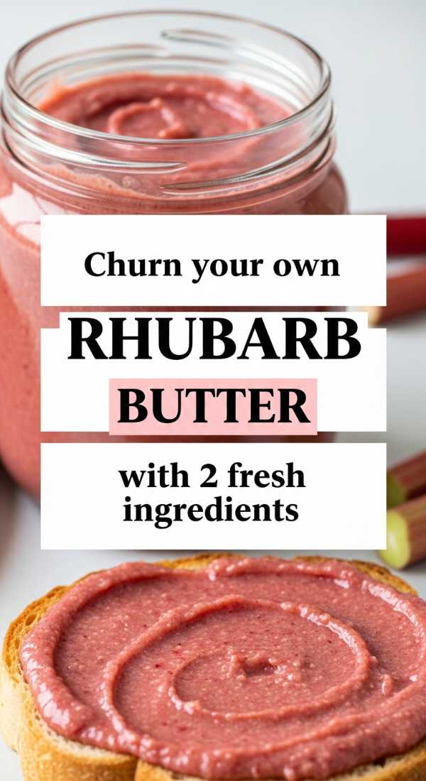 Churn Your Own Rhubarb Butter With 2 Fresh Ingredients 69fd8c9da0637