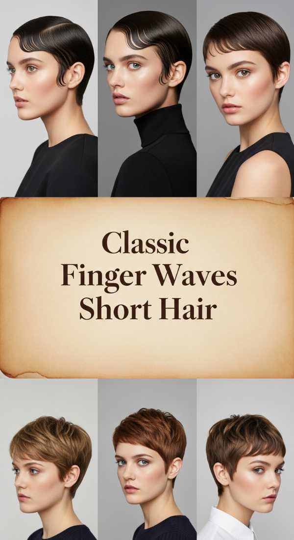Refined Elegance: Top Modern Hair Trends for the Luxury Enthusiast Classic Finger Waves Short Hair 6a1425a58a075