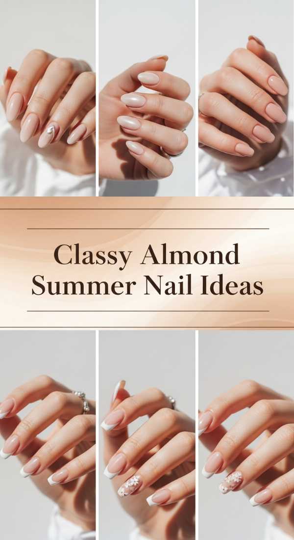 Classy Almond Summer Nail Ideas 6a006b7247fef