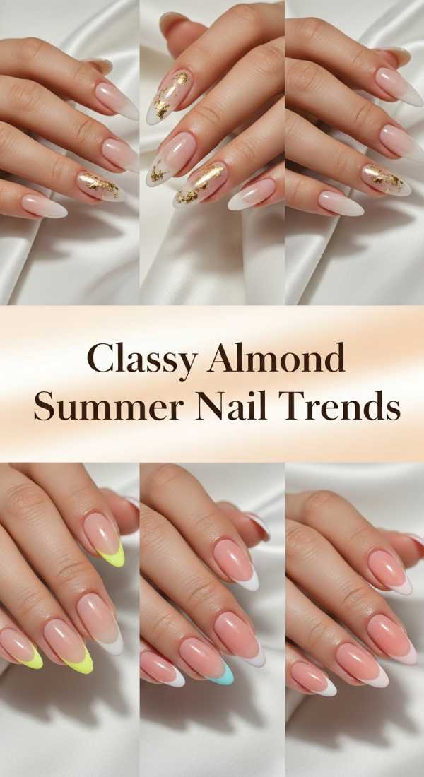 The Ultimate Guide to 2026 Summer Manicures: Colors, Shapes, and Art Classy Almond Summer Nail Trends 6a006b7ebef3f