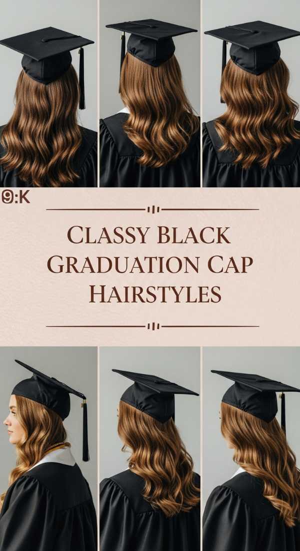 Classy Black Graduation Cap Hairstyles 6a08ccfda0a62