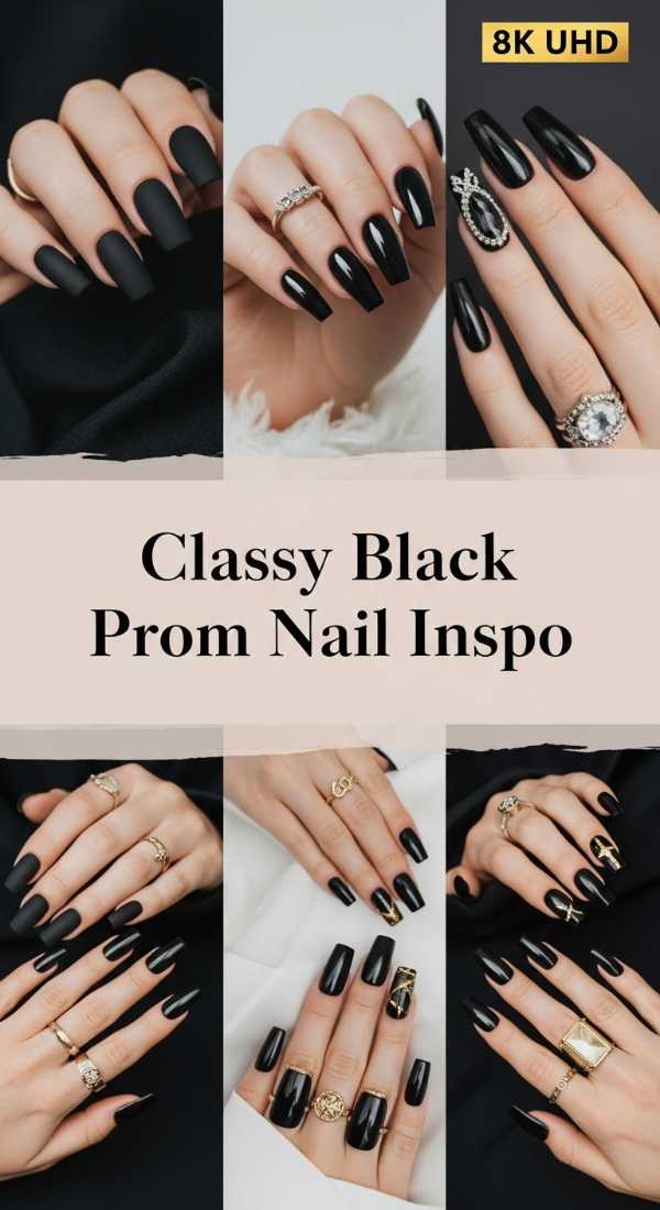 Classy Black Prom Nail Inspo 69ff6bf99ed95