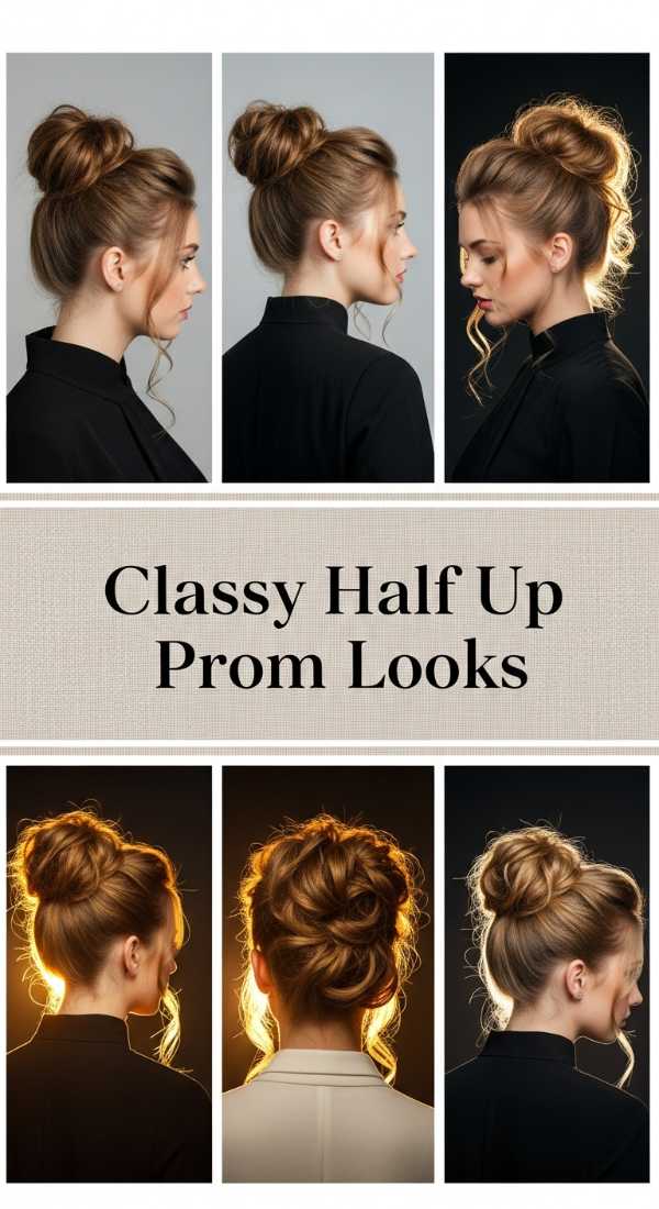 Classy Half Up Prom Looks 6a03670899d71
