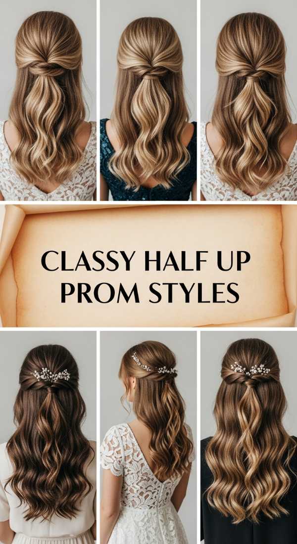 Classy Half Up Prom Styles 6a03671783972