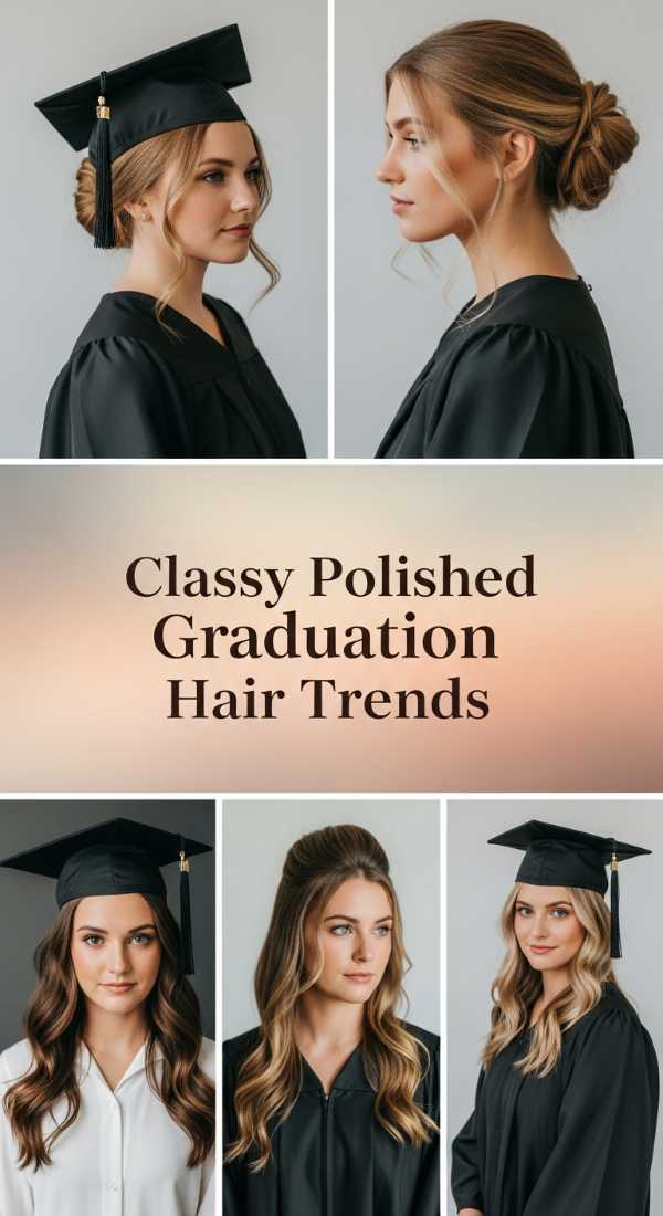 The Graduation Edit: Ultra-Luxe Hair Inspo for Summer Celebrations Classy Polished Graduation Hair Trends 6a08ccdba9f66