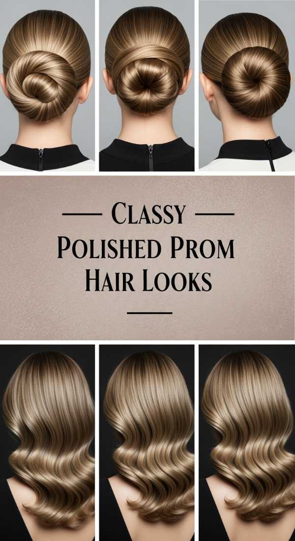 The Ultimate Guide to Dreamy Prom Hair: Elegant Styles for Every Length Classy Polished Prom Hair Looks 6a0375fcf30d4