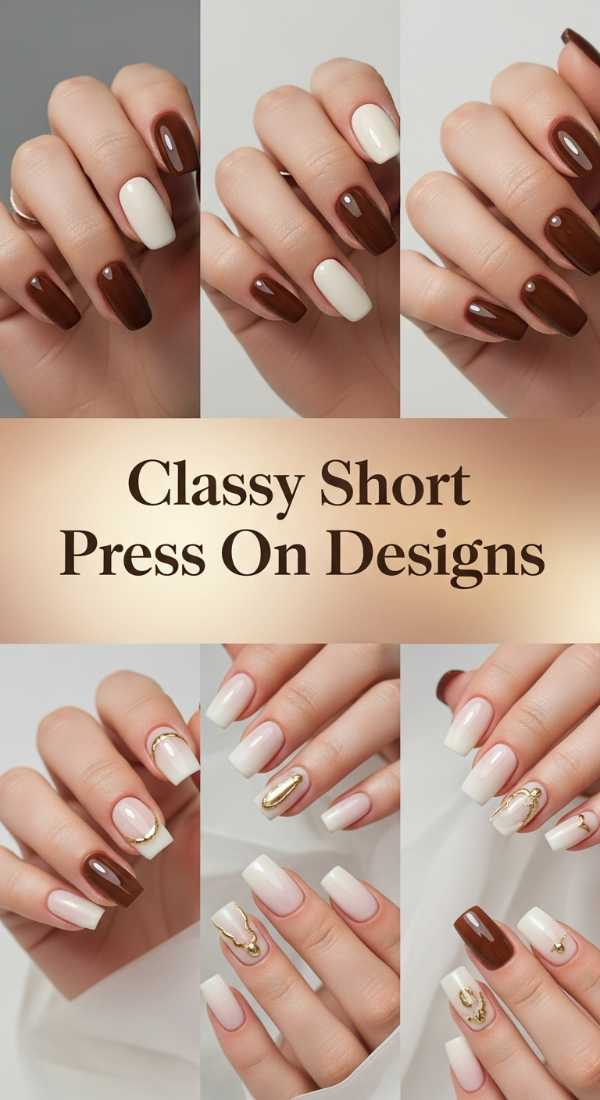 Press On Nail Perfection: Your All-in-One Guide to a Salon Look at Home Classy Short Press On Designs 6a08afecb2c09