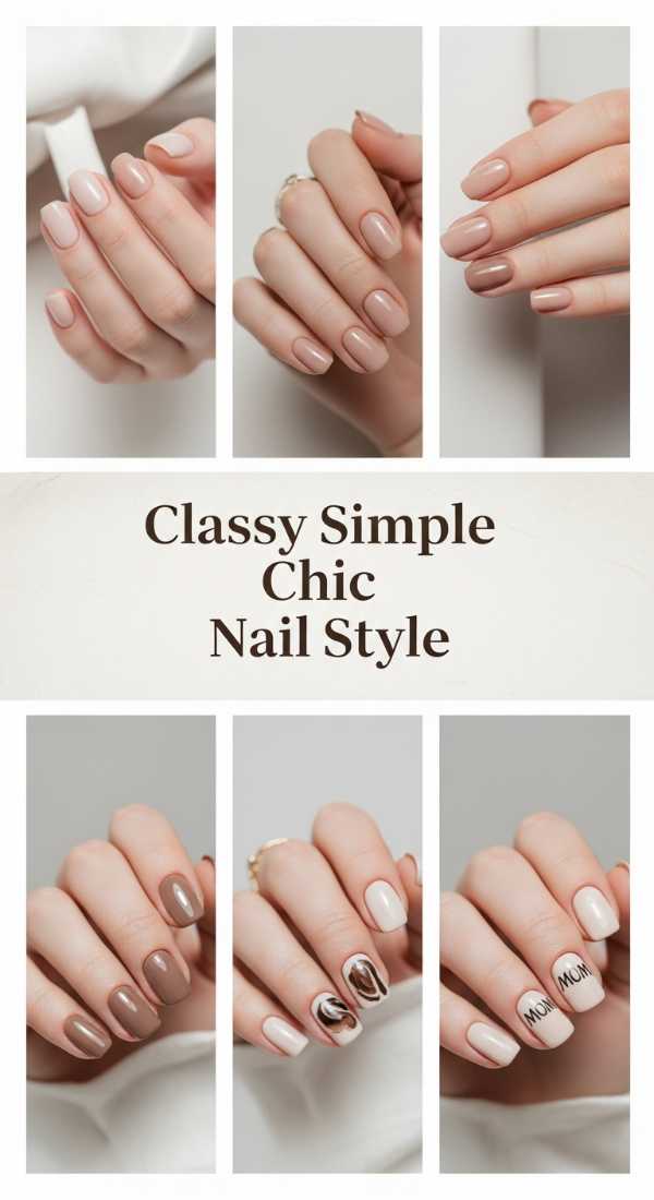 From Chrome to Bio-Digital: 2026's Hottest Nail Trends Revealed Classy Simple Chic Nail Style 69ff6bff74b85