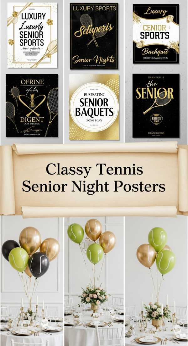 Dreaming in May: How to Host the Most Aesthetic Spring Bash of the Year Classy Tennis Senior Night Posters 6a134e5fbfe69