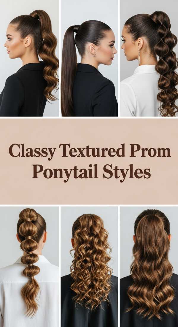 Classy Textured Prom Ponytail Styles 69fde77fdea8a