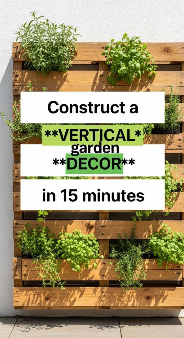 Construct A Vertical Garden Decor In 15 Minutes 69fb222d3f1b6