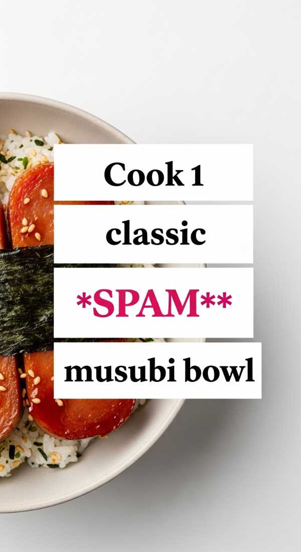Cook 1 Classic Spam Musubi Bowl 6a001a95a817e