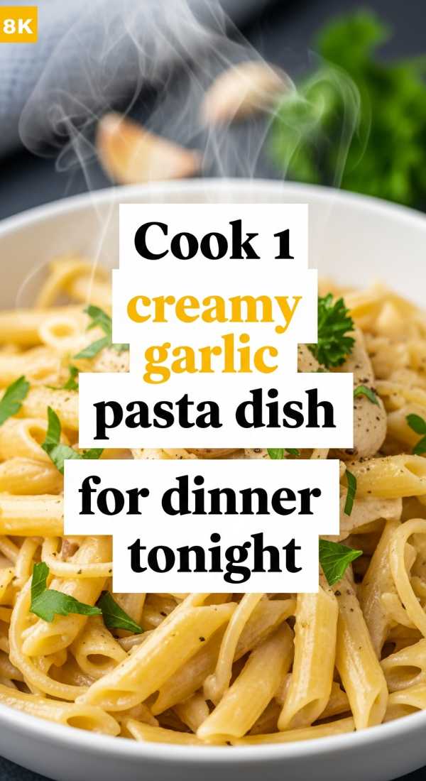 Cook 1 Creamy Garlic Pasta Dish For Dinner Tonight 6a10963a1b394