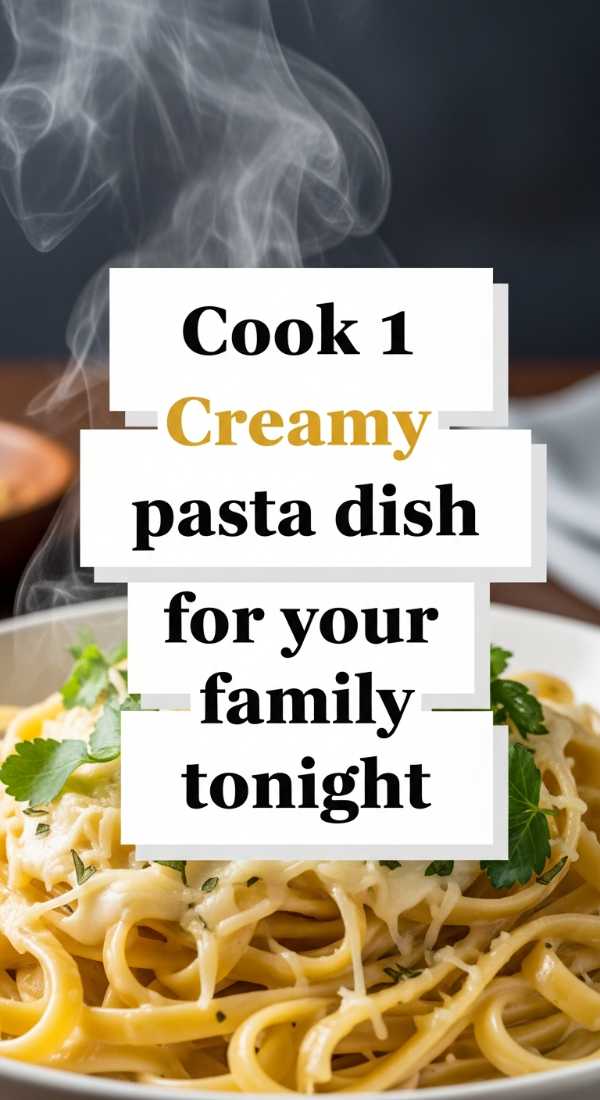 Cook 1 Creamy Pasta Dish For Your Family Tonight 6a143283cae08