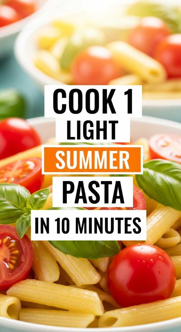 Cook 1 Light Summer Pasta In 10 Minutes 69fc1757a017b