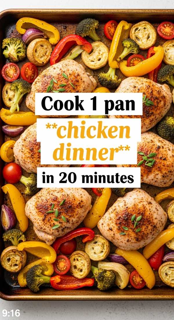 Sizzle & Chill: 10 No-Stress Summer Recipes for Easy Entertaining Cook 1 Pan Chicken Dinner In 20 Minutes 6a10d06f13786