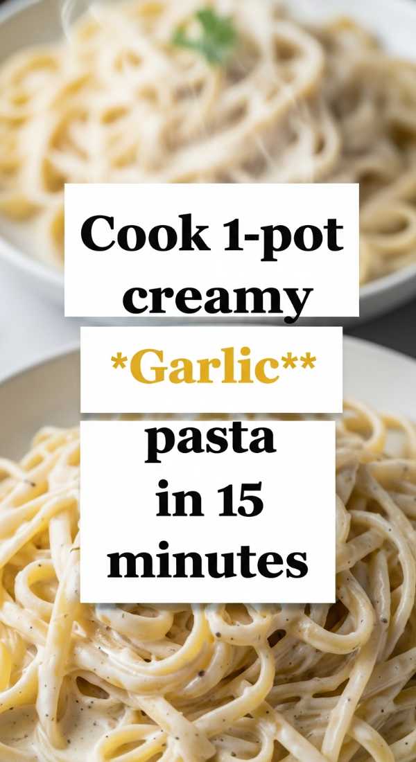 Pasta Perfection: The Ultimate Guide to Every Noodle You Love Cook 1 Pot Creamy Garlic Pasta In 15 Minutes 6a1097b24e8b4