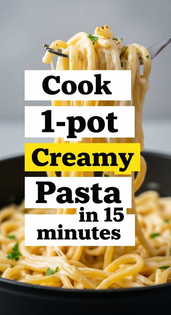 Cook 1 Pot Creamy Pasta In 15 Minutes 69f4474531d36