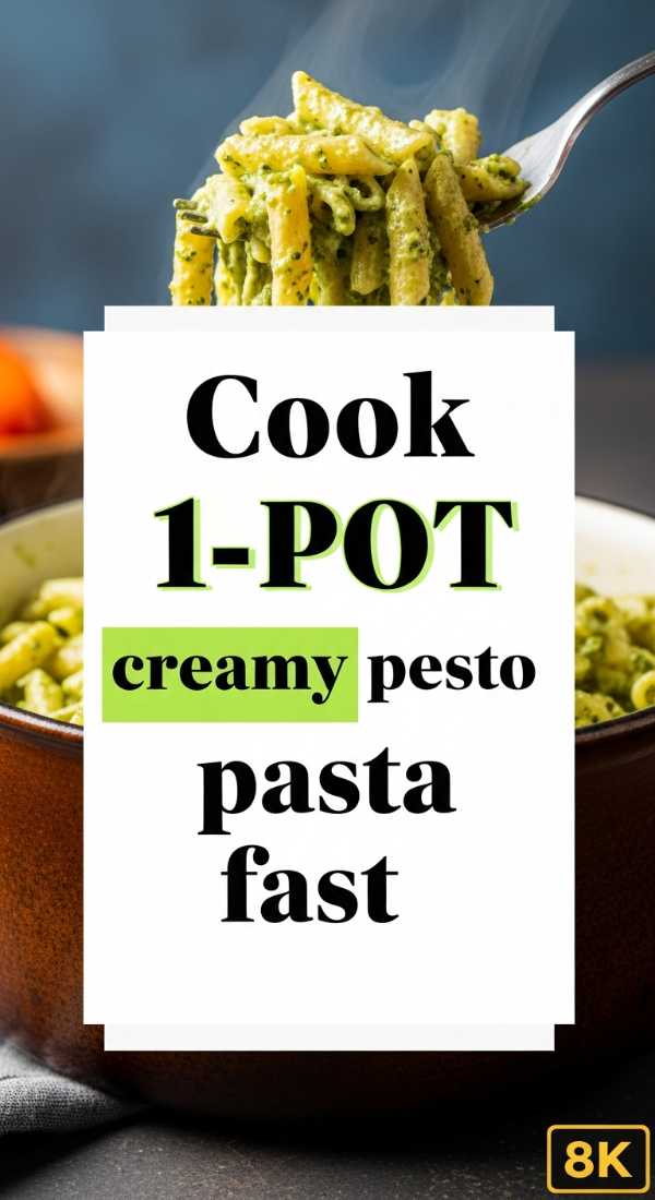 Cook 1 Pot Creamy Pesto Pasta Fast 69f44754c5fd4