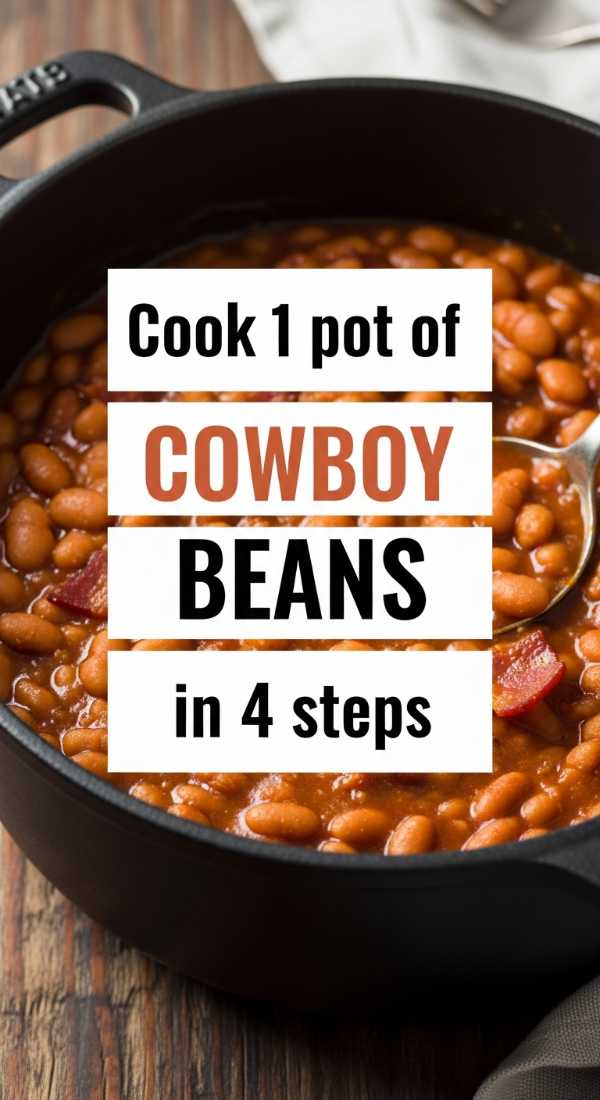Cook 1 Pot Of Cowboy Baked Beans In 4 Steps 6a07038fc6fc9