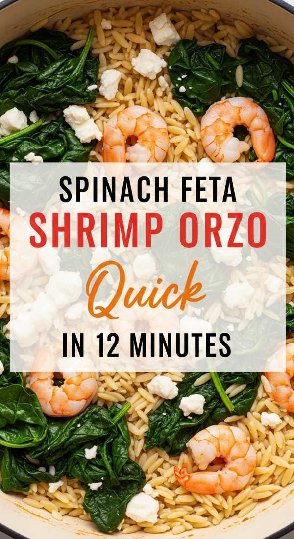 Cook 1 Pot Of Spinach And Feta Shrimp Orzo In 12 Minutes 69f5d52220355