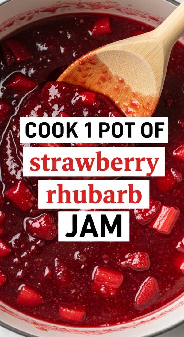 Cook 1 Pot Of Strawberry Rhubarb Jam 69f4474802115