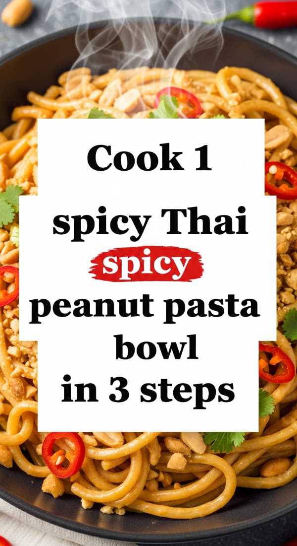 Cook 1 Spicy Thai Peanut Pasta Bowl In 3 Steps 6a10979f80367