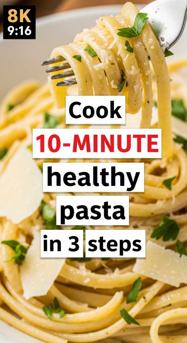 Cook 10 Minute Healthy Pasta In 3 Steps 69f47b49b3038