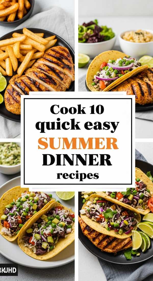 Cook 10 Quick Easy Summer Dinner Recipes 6a070b6608ff7