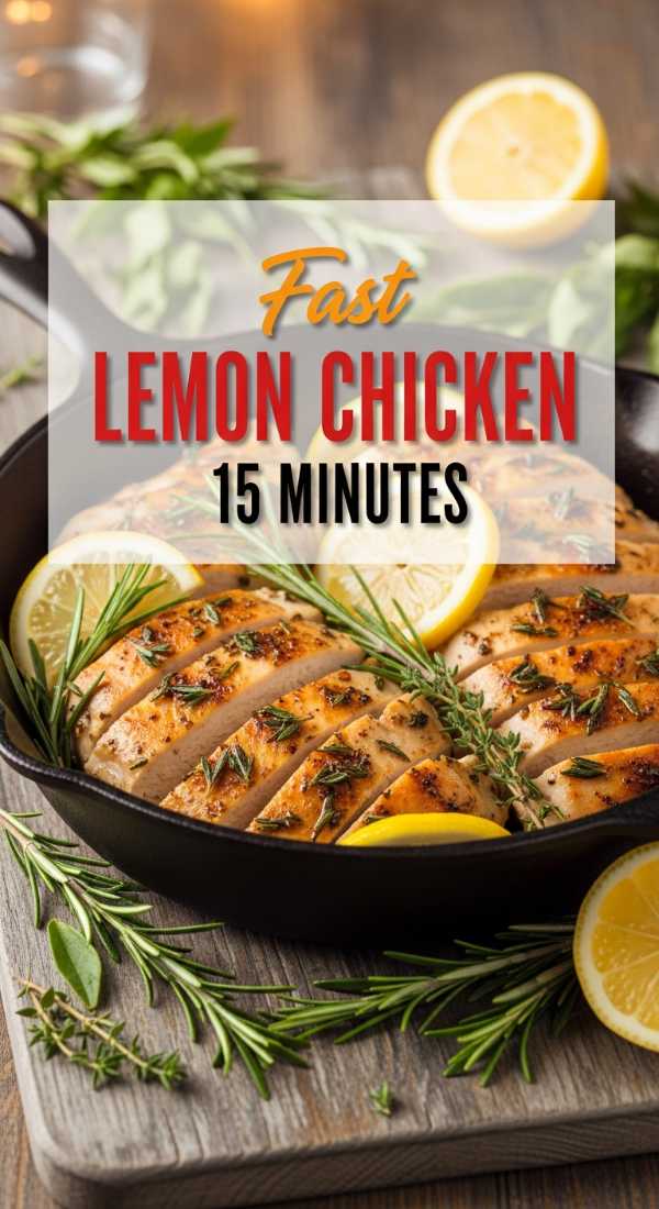 Cook 15 Minute Healthy Lemon Chicken 6a030c7045806