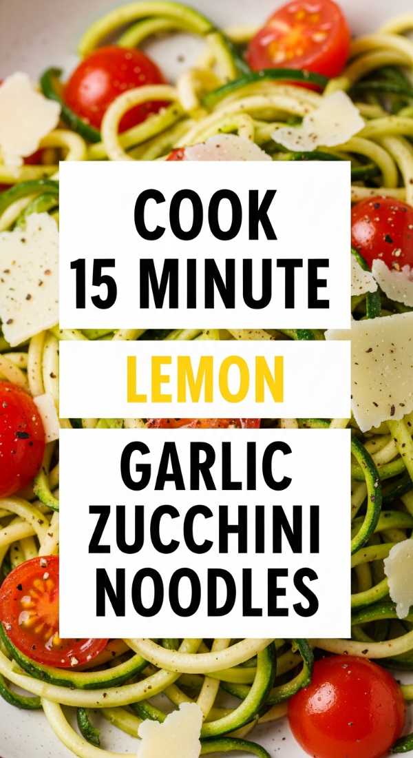 From Garden to Table: Refreshing Your Kitchen for the Sunny Season Cook 15 Minute Lemon Garlic Zucchini Noodles 6a10d0785a720