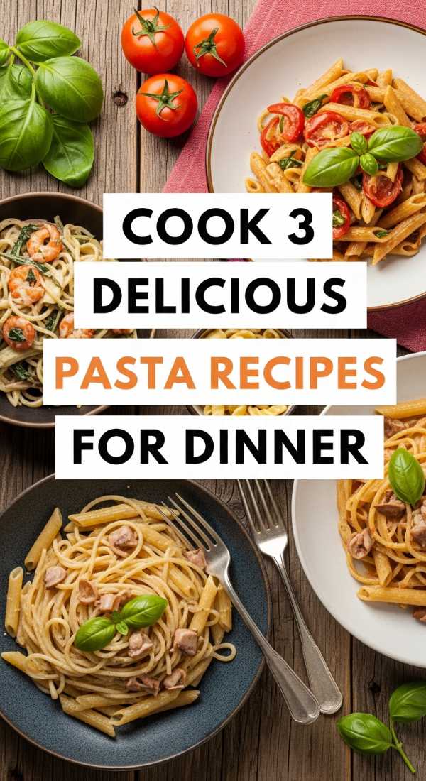 Cook 3 Delicious Pasta Recipes For Dinner 6a10a0d5a308e