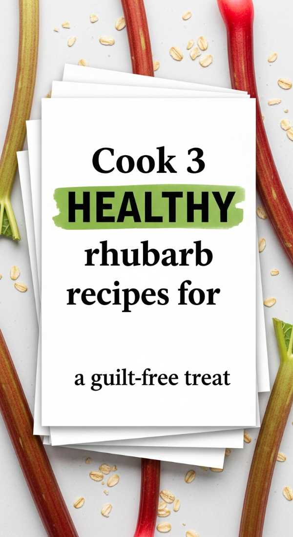 Cook 3 Healthy Rhubarb Recipes For A Guilt Free Treat 69fd8c9d01070