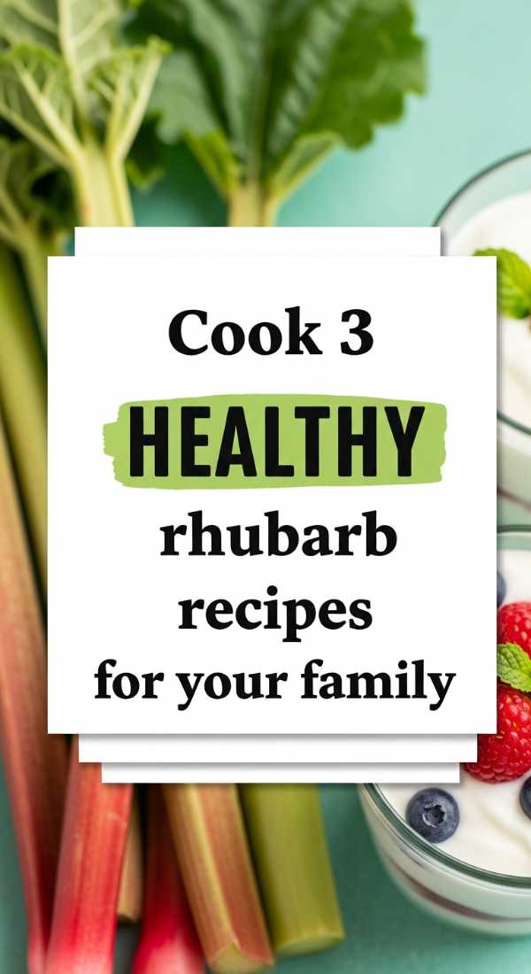 Cook 3 Healthy Rhubarb Recipes For Your Family 69f47c70bc532