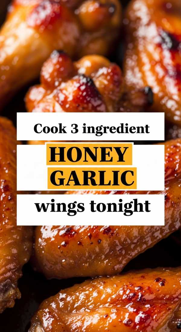 Cook 3 Ingredient Honey Garlic Wings Tonight 6a1442472775f