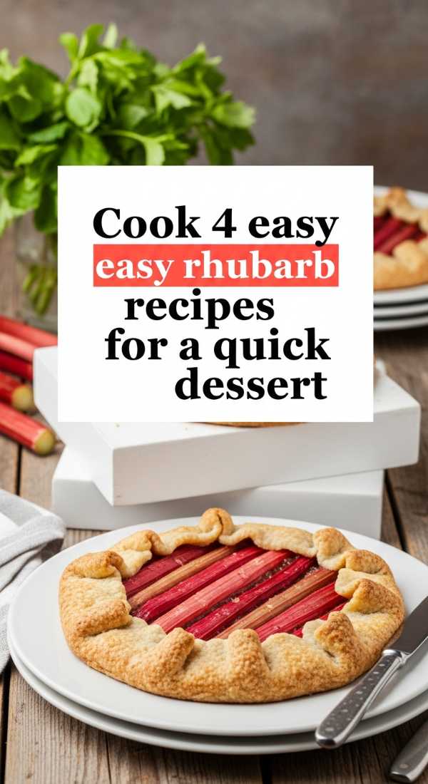 Cook 4 Easy Rhubarb Recipes For A Quick Dessert 69fd8c987097e