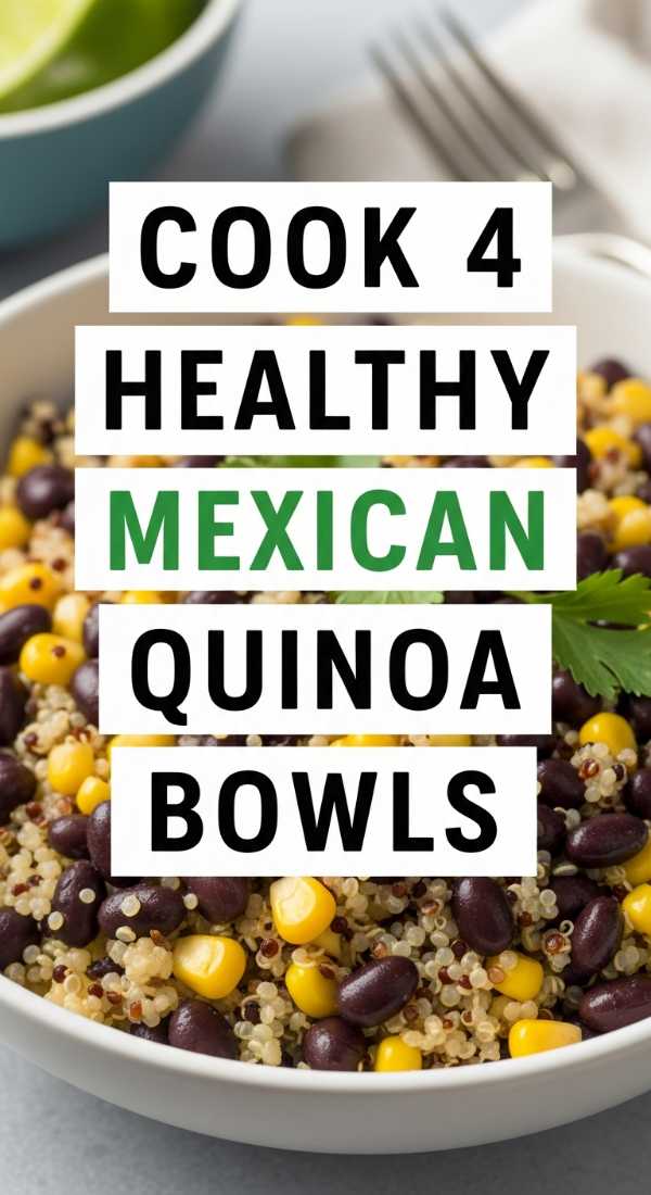 No-Sweat Cooking: Nutritious Summer Dinners in a Flash Cook 4 Healthy Mexican Quinoa Bowls 6a142ea2d2b80